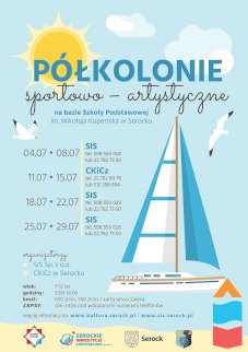Powiększ obraz: Półkolonie letnie. „Letnie Półkolonie na sportowo 2022” - Zdjęcie nr 1