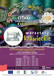 Powiększ obraz: Projekt "Sztuki zapomniane a odczarowane". Warsztaty krawieckie dla dzieci, młodzieży i dorosłych - Zdjęcie nr 1