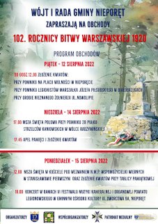 Powiększ obraz: 102. rocznica Bitwy Warszawskiej. Msza Święta Polowa przy pomniku 28. Pułku Strzelców Kaniowskich - Zdjęcie nr 1
