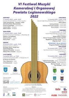 Powiększ obraz: VI Festiwal Muzyki Kameralnej i Organowej Powiatu Legionowskiego 2022. Serock - Zdjęcie nr 1