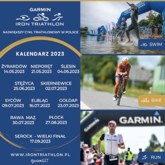 Powiększ obraz: Zawody triathlonowe "Garmin Iron Triathlon". Serock - Zdjęcie nr 1