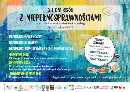 Powiększ obraz: XII Dni Osób z Niepełnosprawnościami Miasta Legionowo i Powiatu Legionowskiego styczeń - listopad 2023 - Zdjęcie nr 1
