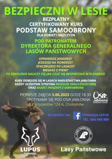 Powiększ obraz: BEZPIECZNI W LESIE. CERTYFIKOWANY KURS PODSTAW SAMOOBRONY - Zdjęcie nr 1