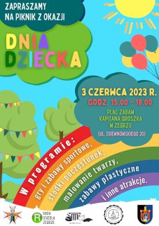 Powiększ obraz: PIKNIK. Dzień Dziecka na placu zabaw w Zegrzu Północnym - Zdjęcie nr 1