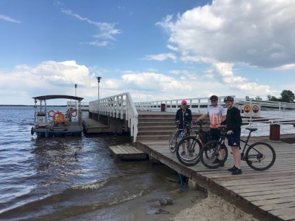  pedomom mir 09 pedomom mir 10  Nowa przeprawa rowerowa z Zegrza do Nieporętu - Jezioro Zegrzyńskie