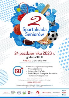 Powiększ obraz: 2. Spartakiada Seniorów w Arenie Legionowo. Wydarzenie skierowane do osób 60+ - Zdjęcie nr 1