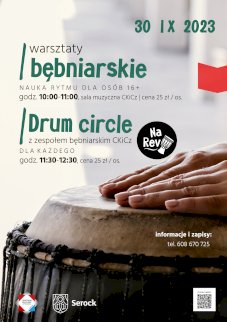 Powiększ obraz: Warsztaty bębniarskie. Nauka rytmu skierowana do osób 16+ - Zdjęcie nr 1