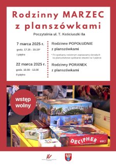Powiększ obraz: fot. Na zdjęciu gry planszówkowe na stole, z tyłu siedzi osoba na krześle
