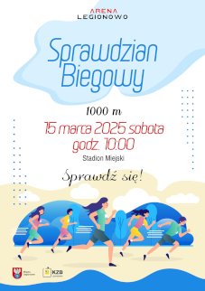 Powiększ obraz: fot. facebook Arena Legionowo. Na zdjęciu grupa osób biega , w tle drzewa