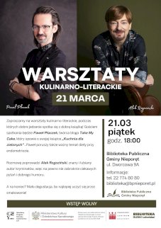 Powiększ obraz: fot. Plakat zapraszający na wydarzenie, szczegółowe informacje w aktualności i tytule