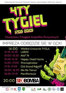 Powiększ obraz: fot. Plakat zapraszający na wydarzenie, szczegółowe informacje w aktualności i tytule