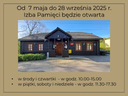 Powiększ obraz: Plakat zapraszający na zwiedzanie Izby Pamięci i Tradycji Rybackich w Serocku, szczegółowe informacje w aktualności i tytule