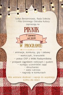 Powiększ obraz: Plakat zawierający informacje o wydarzeniu