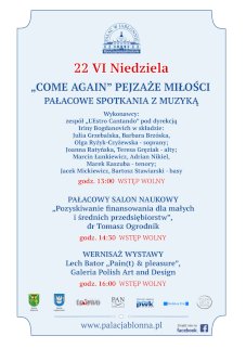 Powiększ obraz: Plakat zawierający informacje o wydarzeniu