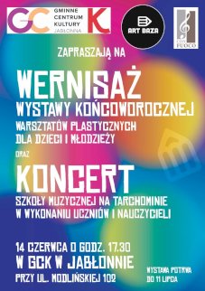 Powiększ obraz: Plakat zawierający informacje o wydarzeniu