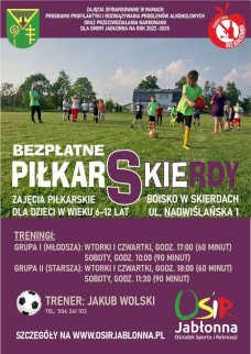 Powiększ obraz: Plakat zawierający informacje wydarzeniu