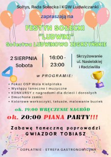 Powiększ obraz: Plakat zawierający informacje o wydarzeniu