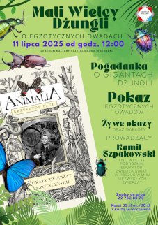 Powiększ obraz: Plakat zawierający informacje o wydarzeniu