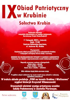 Powiększ obraz: Plakat zapraszający na wydarzenie, szczegółowe informacje w aktualności