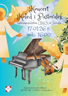 Powiększ obraz: Plakat zapraszający na wydarzenie, szczegółowe informacje w aktualności