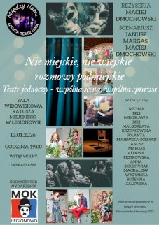 Powiększ obraz: Plakat zapraszający na wydarzenie, szczegółowe informacje w aktualności