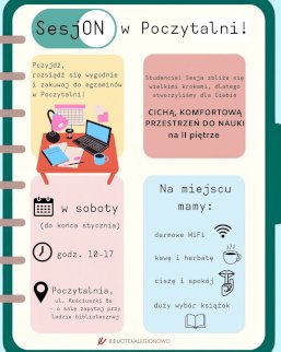 Powiększ obraz: Plakat zapraszający na wydarzenie, szczegółowe informacje w aktualności