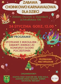 Powiększ obraz: Plakat zapraszający na wydarzenie, szczegółowe informacje w aktualności