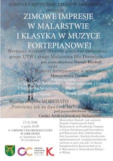 Powiększ obraz: Plakat zapraszający na wydarzenie, szczegółowe informacje w aktualności