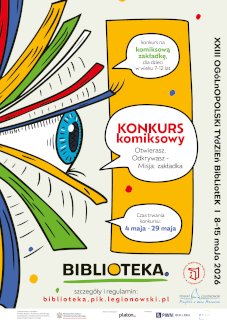 Powiększ obraz: Plakat zapraszający na wydarzenie, szczegółowe informacje w aktualności