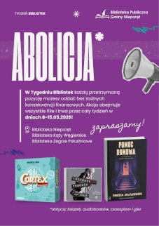 Powiększ obraz: Plakat zapraszający na wydarzenie, szczegółowe informacje w aktualności