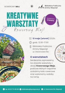 Powiększ obraz: Plakat zapraszający na wydarzenie, szczegółowe informacje w aktualności