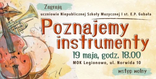 Powiększ obraz: Plakat zapraszający na wydarzenie, szczegółowe informacje w aktualności