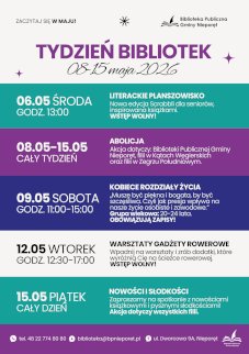 Powiększ obraz: Plakat zapraszający na wydarzenie, szczegółowe informacje w aktualności