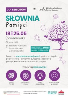 Powiększ obraz: Plakat zapraszający na wydarzenie, szczegółowe informacje w aktualności