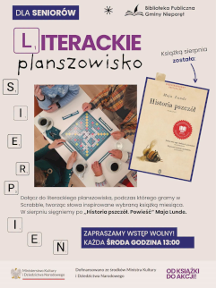 Powiększ obraz: Plakat zapraszający na wydarzenie, szczegółowe informacje w aktualności